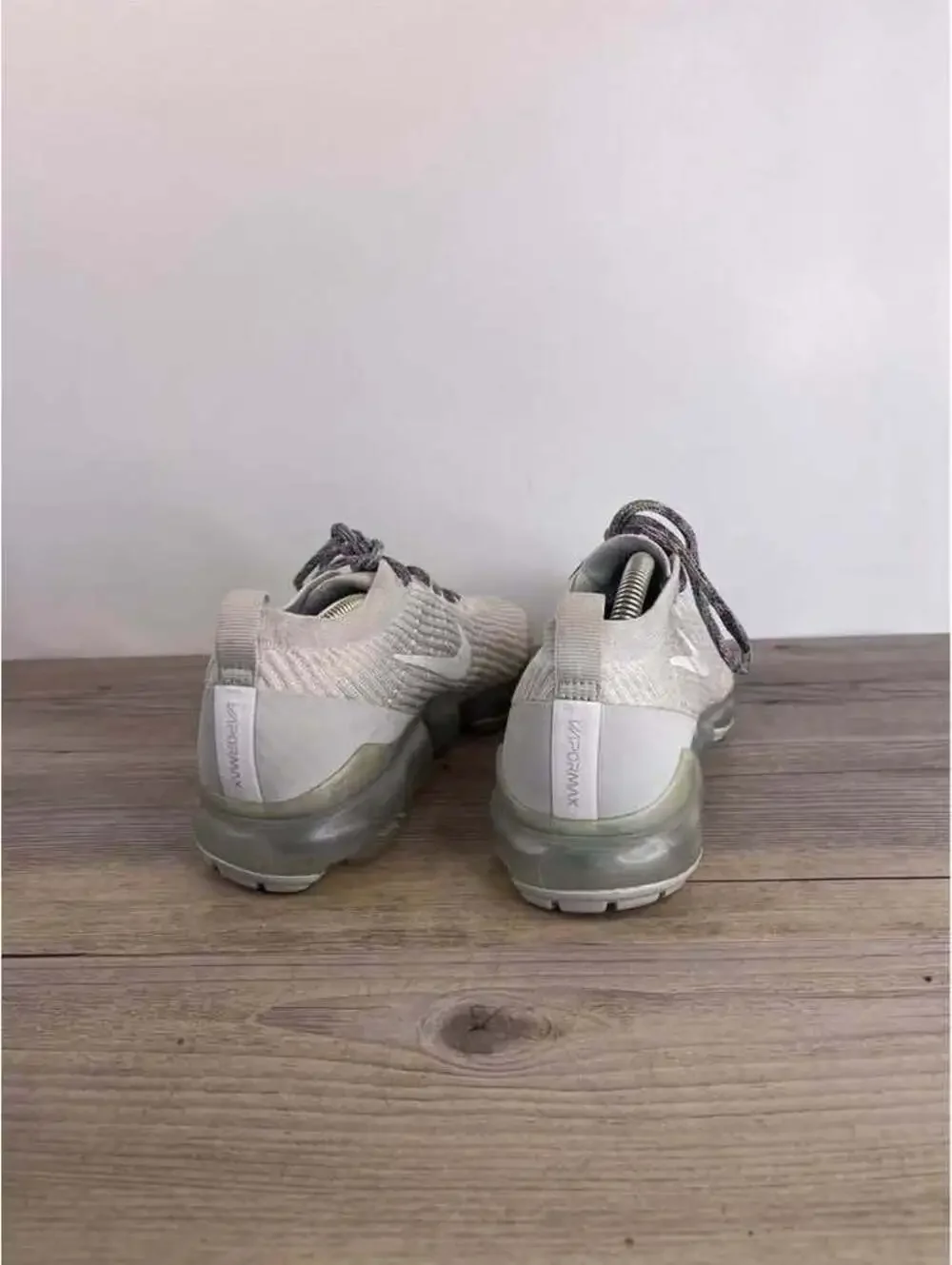 Nike Air VaporMax Flyknit 3 Pure Platinum White Shoes AJ6900-102 Size 6.5